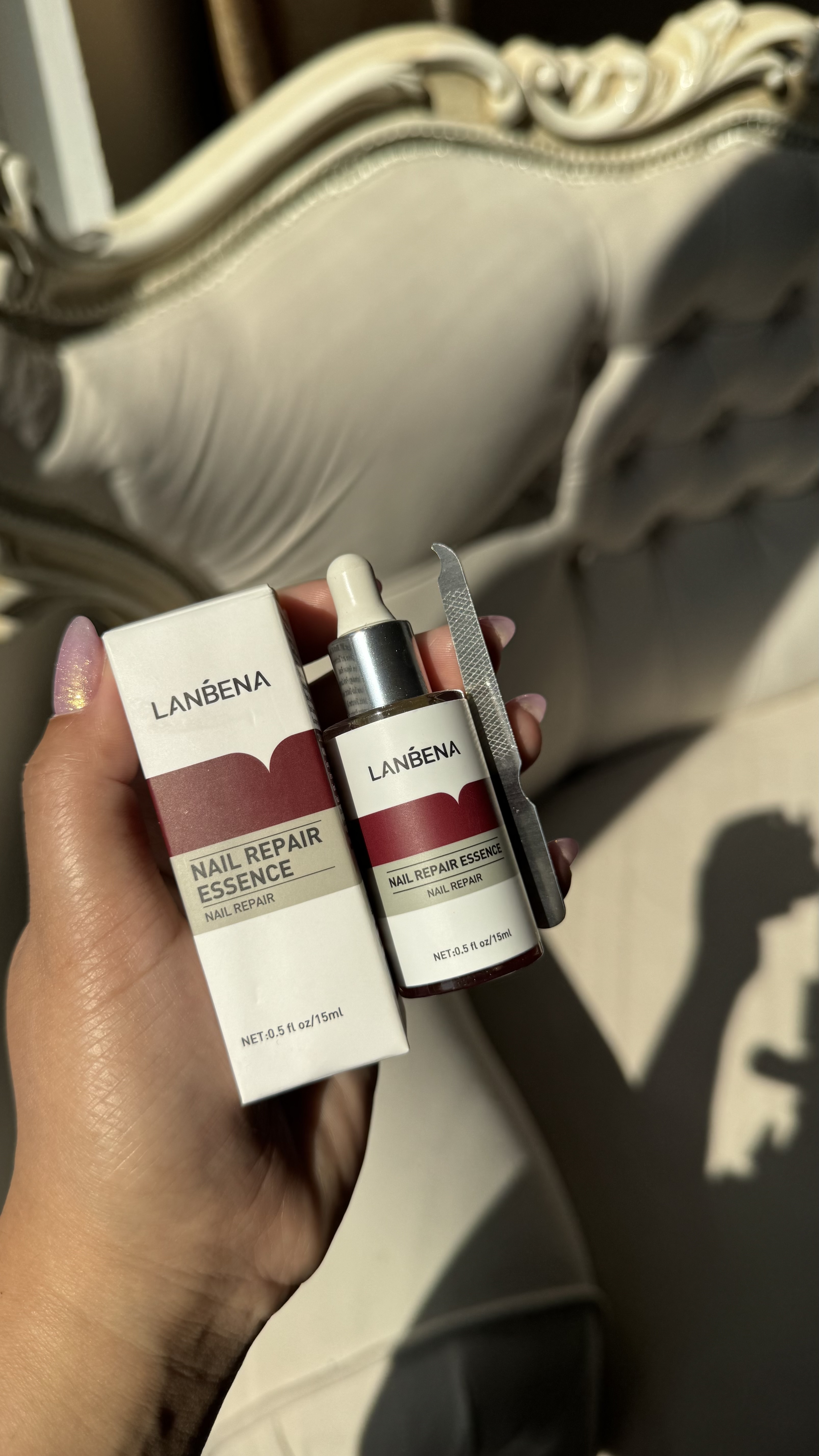 قطره تقویت ناخن لانبنا
